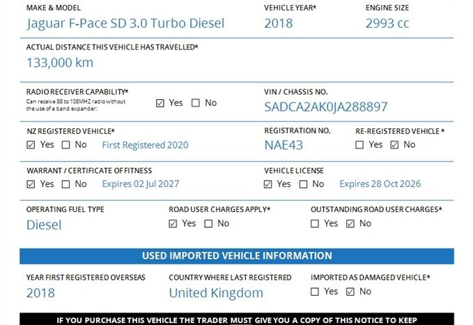 2018 Jaguar F-Pace SD 3.0 Turbo Diesel 4WD full