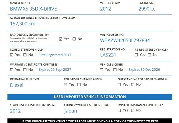 2012 BMW X5 35D X-DRIVE full