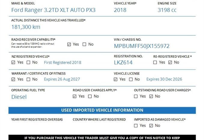2018 Ford Ranger 3.2TD XLT AUTO PX3 full