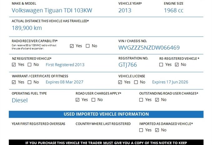 2013 Volkswagen Tiguan TDI 103KW 7DSG full