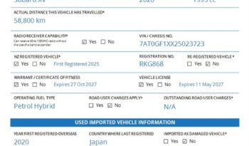 2020 Subaru Xv HYBRID AWD 2.0 EYESIGHT full