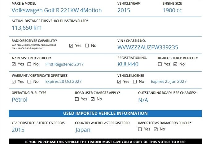 2015 Volkswagen Golf R  221KW  4Motion  DSG full